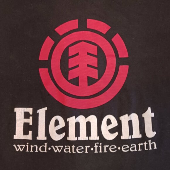 Element Mens Small T Shirt Black Regular Fit Graphic Short Sleeve Skateboard - Picture 5 of 6